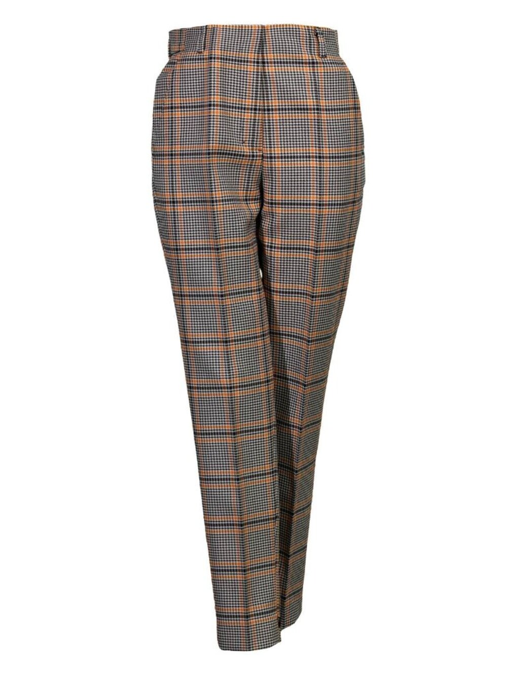 Dorothee Schumacher Modern Heritage Bonotto Check Orange Trousers